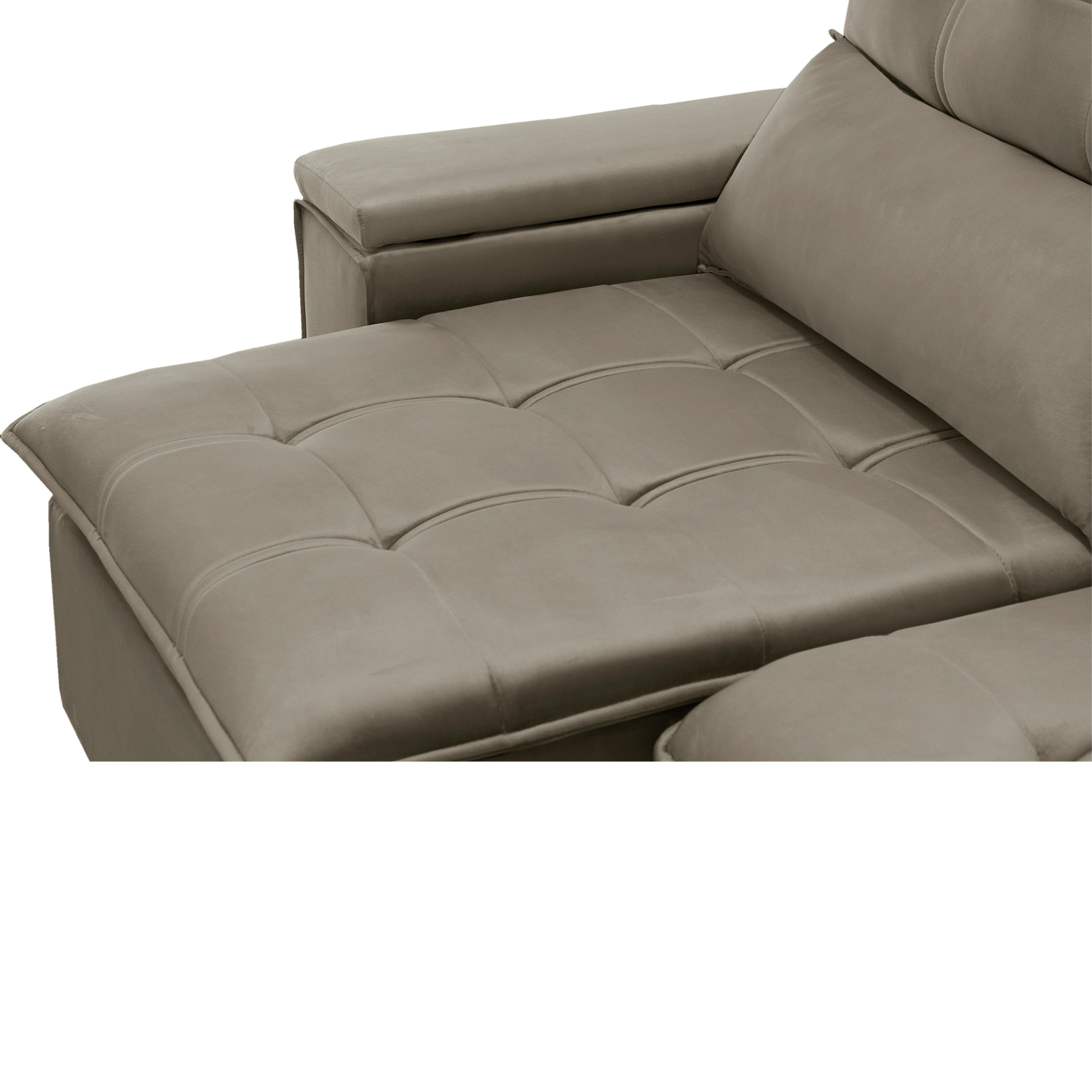 Sofá Munique com Braço Porta Copos - Imagem 4