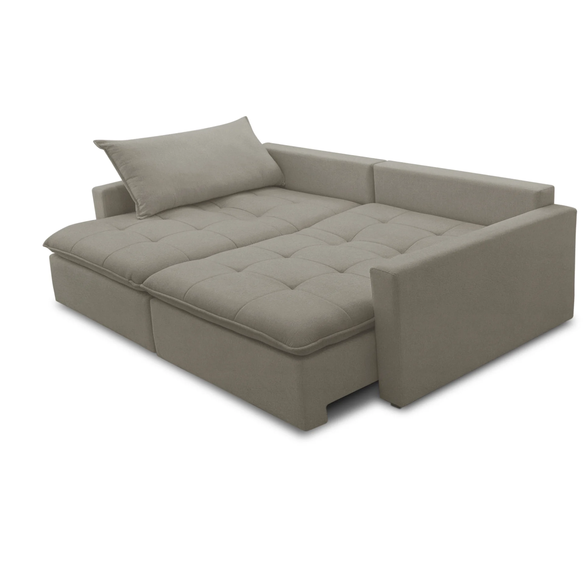 Sofá cama Retrátil reclinável Sem Caixa Capri - Imagem 4