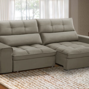 Sofá Lótus retrátil reclinável