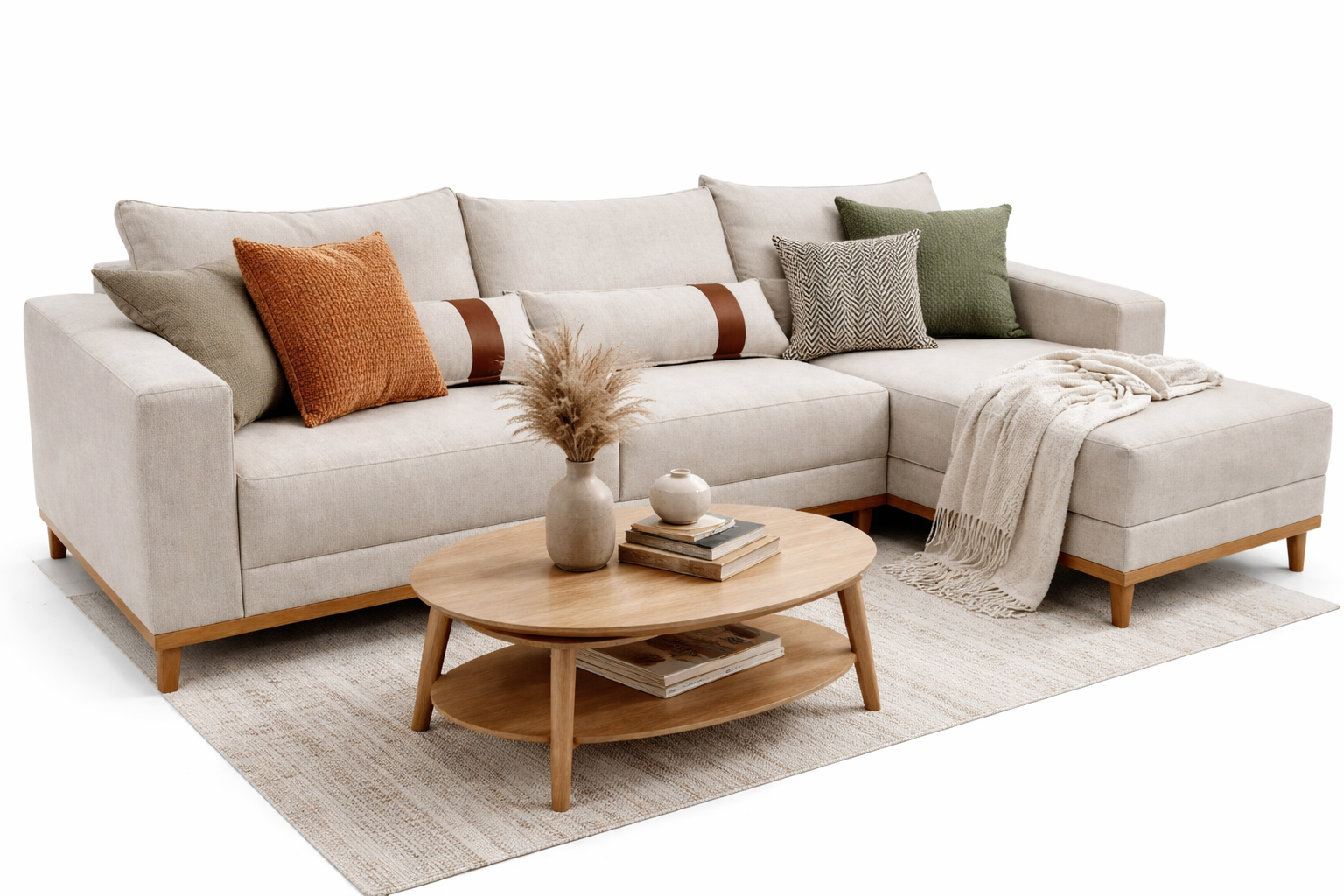 Sofá Belt living 100% espuma pillow 20 cm. - Imagem 3