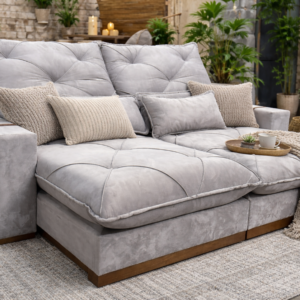 Sofá Luanda retrátil reclinável.