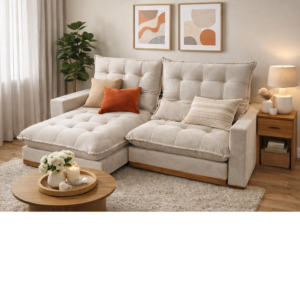 Sofá Madri com molas pocket pilow 27