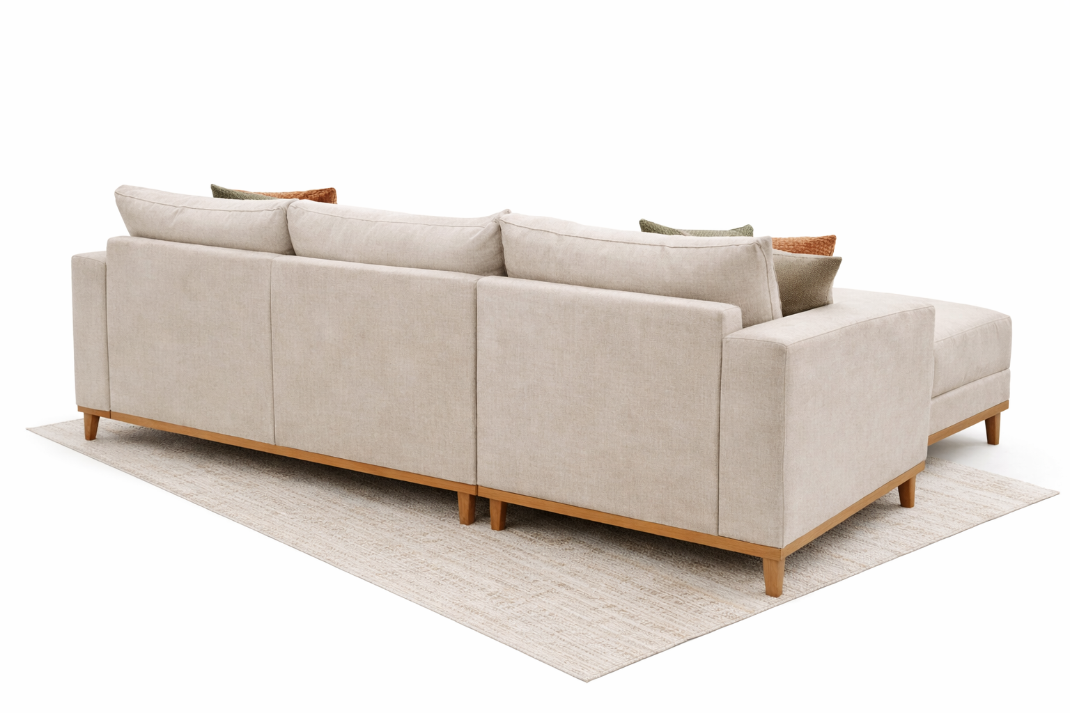 Sofá Belt living 100% espuma pillow 20 cm. - Imagem 2