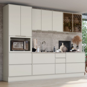 Cozinha Modulada Completa 5 Peças 8 Portas 8 Gavetas Fineze