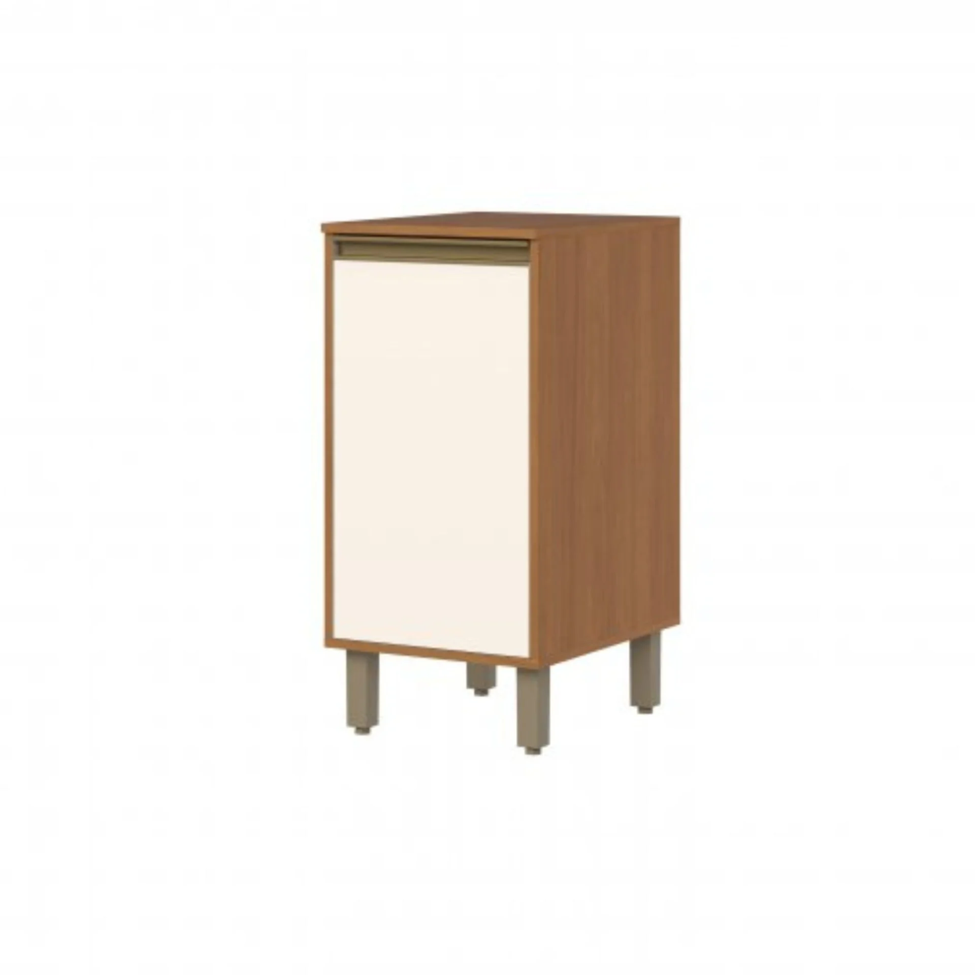 Módulo Balcão 01 Porta 40 cm Venaly Cinamomo - Imagem 2