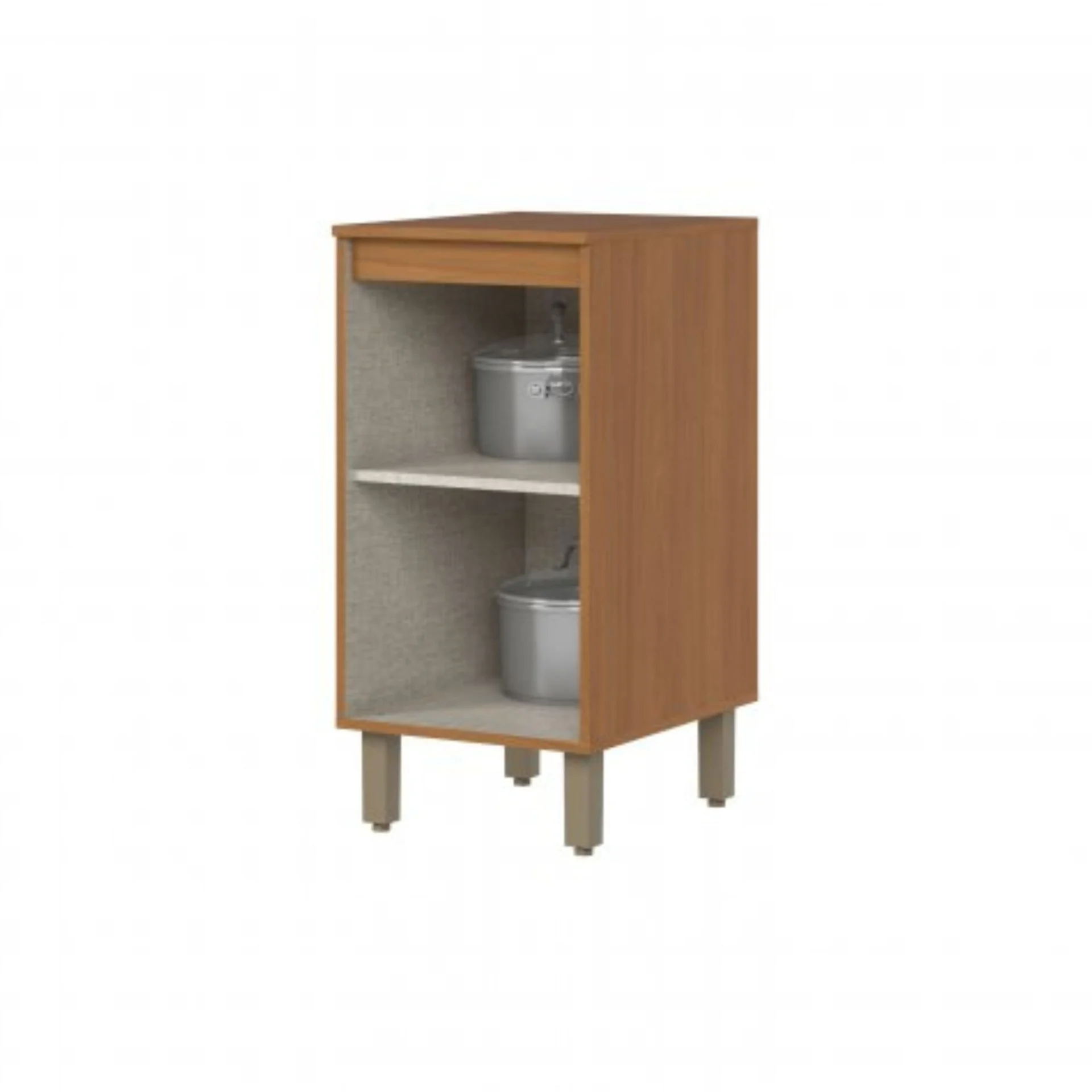 Módulo Balcão 01 Porta 40 cm Venaly Cinamomo - Imagem 4