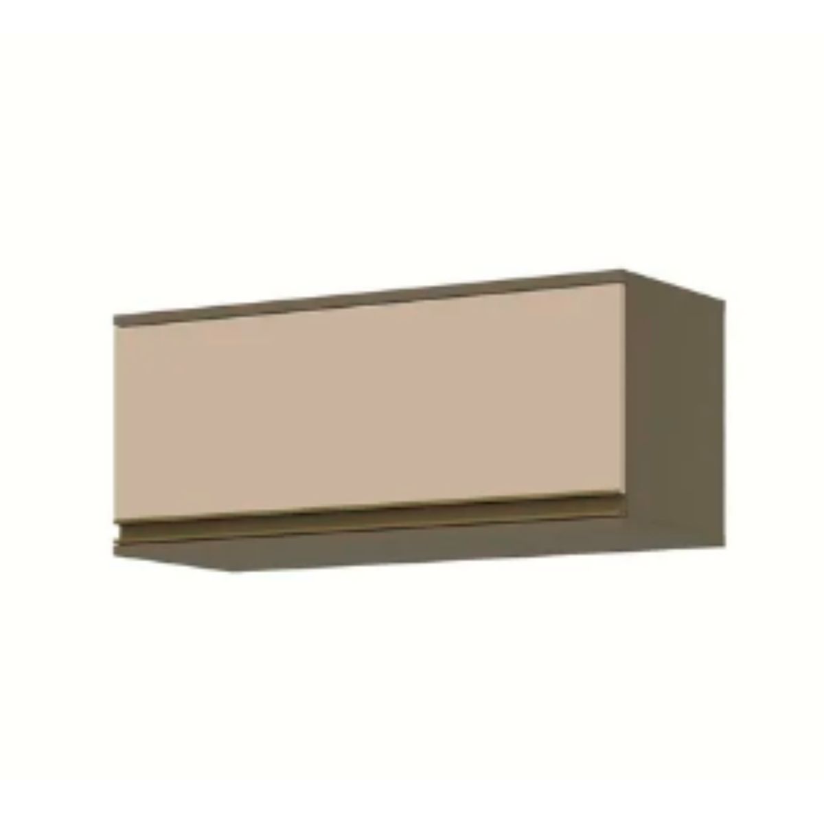 Módulo Aéreo 01 Porta Basculante 800 cm Duna / Cristal - Imagem 4