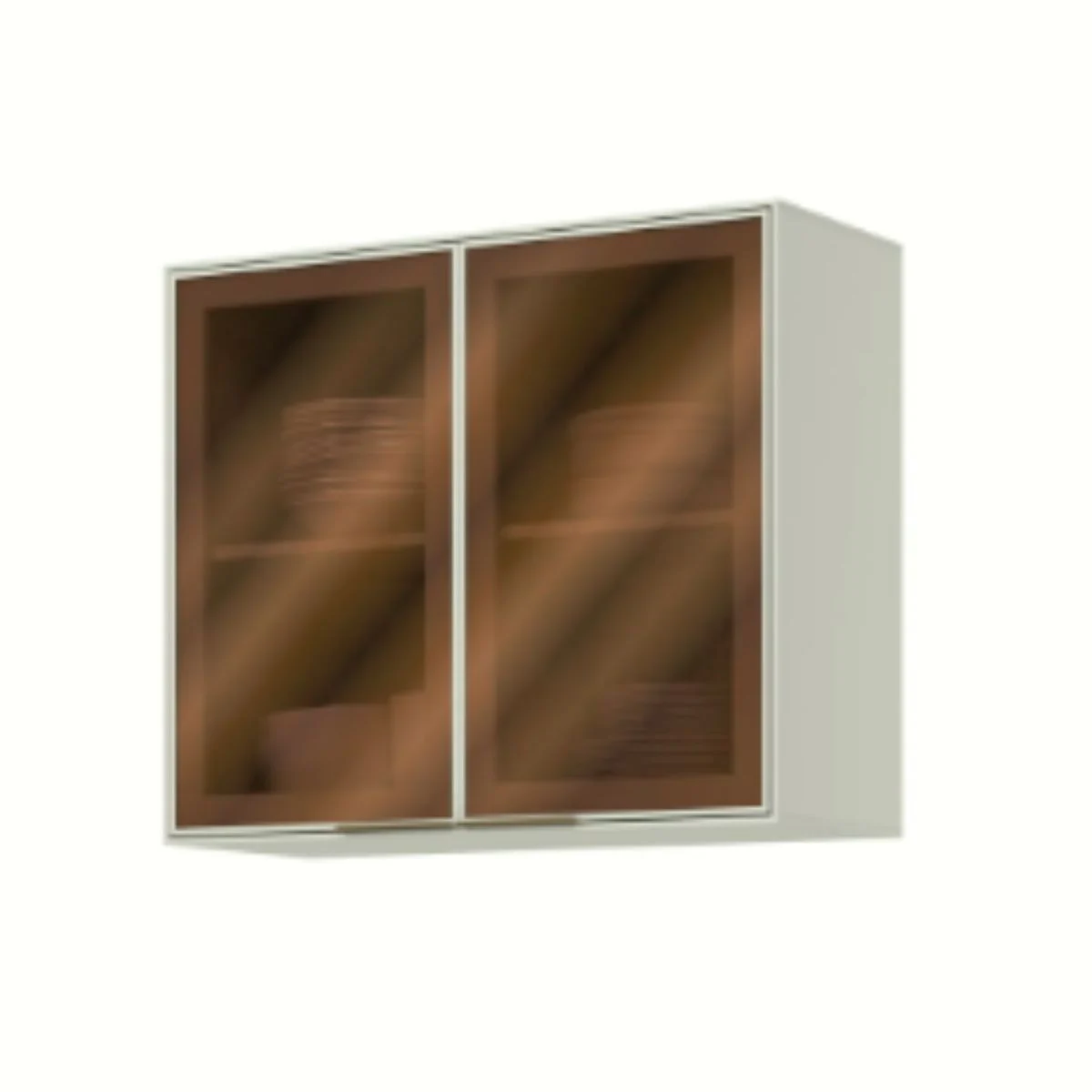 Módulo Aéreo 02 Portas de Vidro 800 cm Areia - Imagem 2