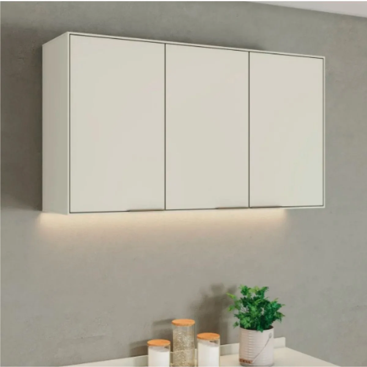 Módulo Aéreo 03 Portas 1.200 cm Areia