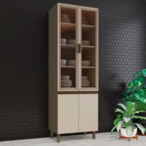 Módulo Cristaleira 04 Portas 715 cm Duna / Cristal
