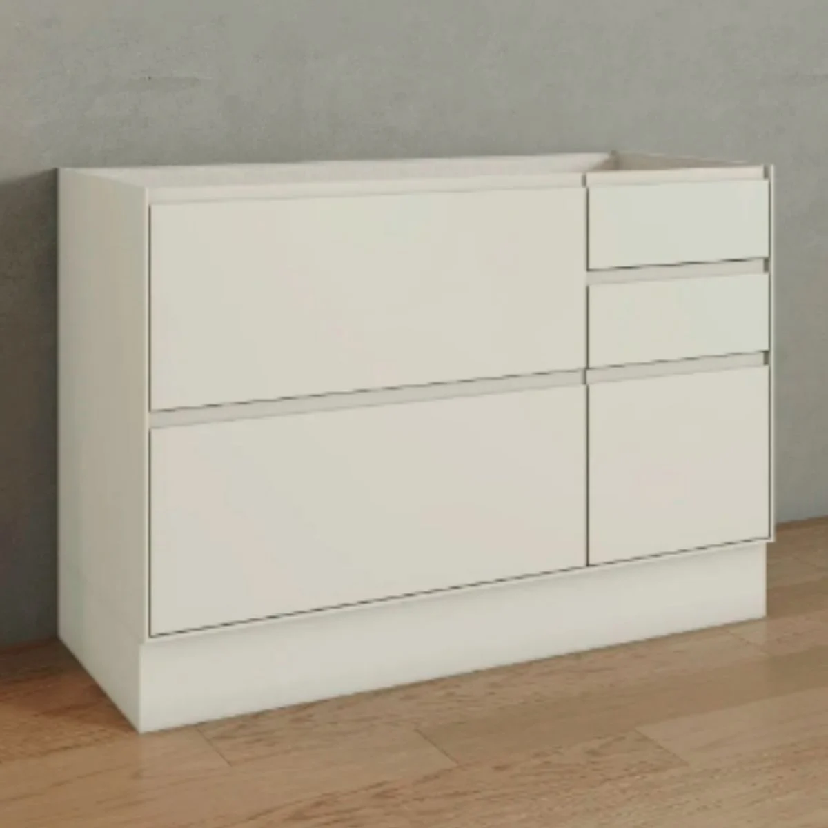Módulo Balcão Pia 01 Porta 04 Gavetas 1.200 cm Areia