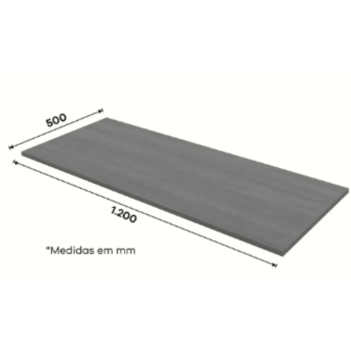 Módulo Tampo para Balcão 1.200 cm VENALY Cinamomo - Imagem 2