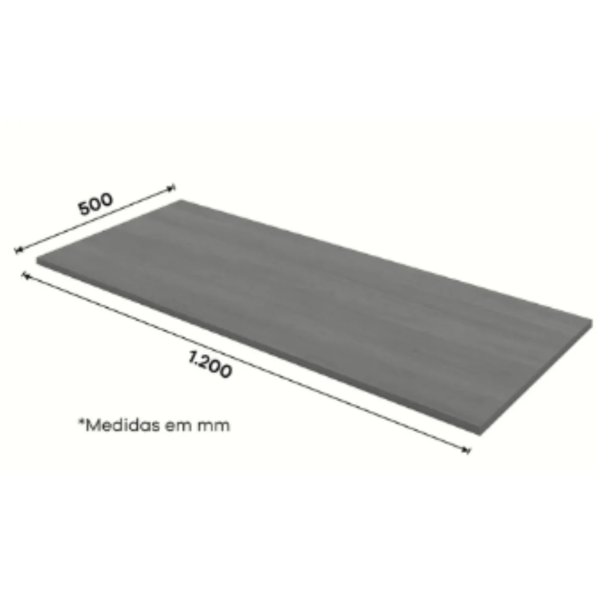 Módulo Tampo para Balcão 1.200 cm VENALY Cinamomo - Imagem 2