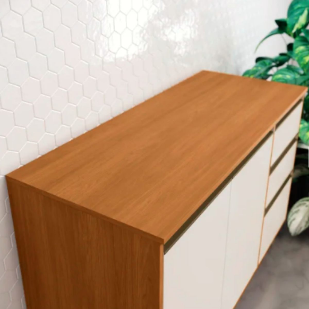 Módulo Tampo para Balcão 1.200 cm VENALY Cinamomo - Imagem 3