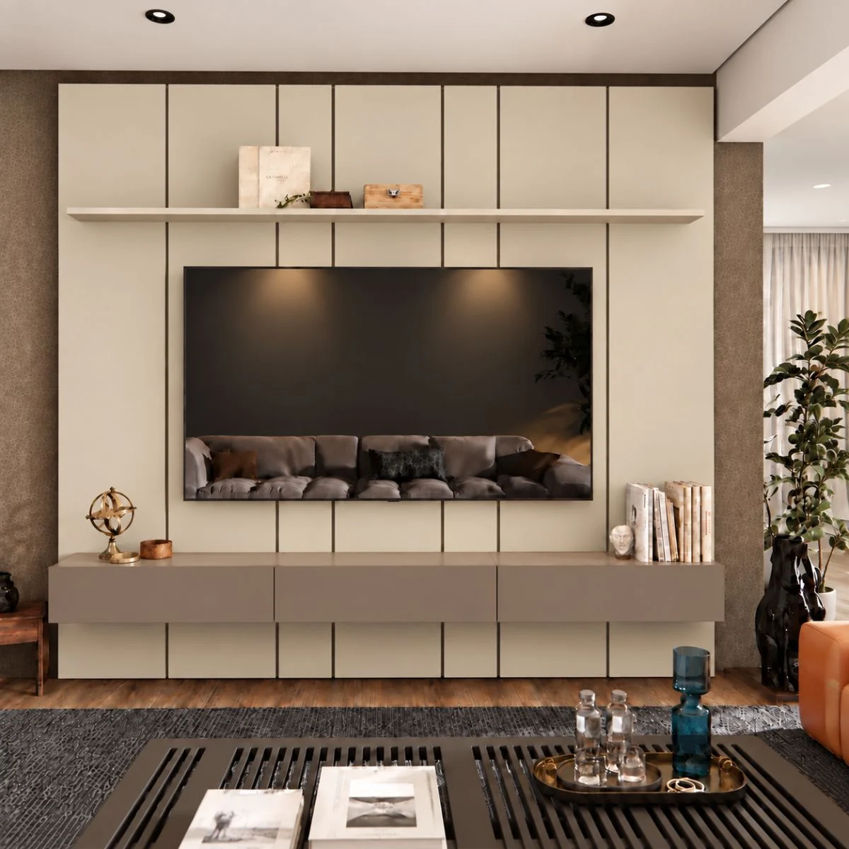 Home Prime liso nicho 3 gavetas prateleira com ou sem led - Imagem 7