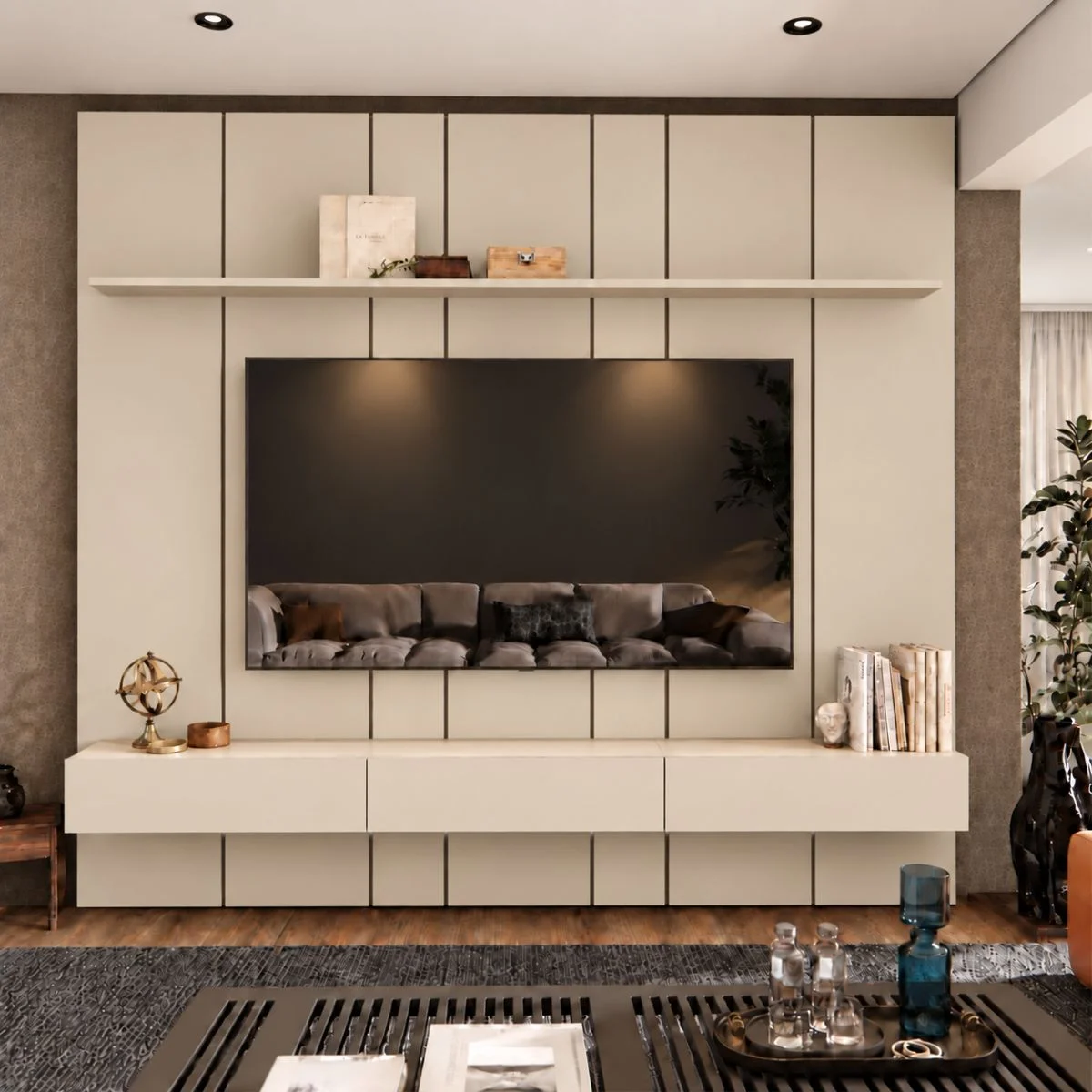 Home Prime liso nicho 3 gavetas prateleira com ou sem led - Imagem 18