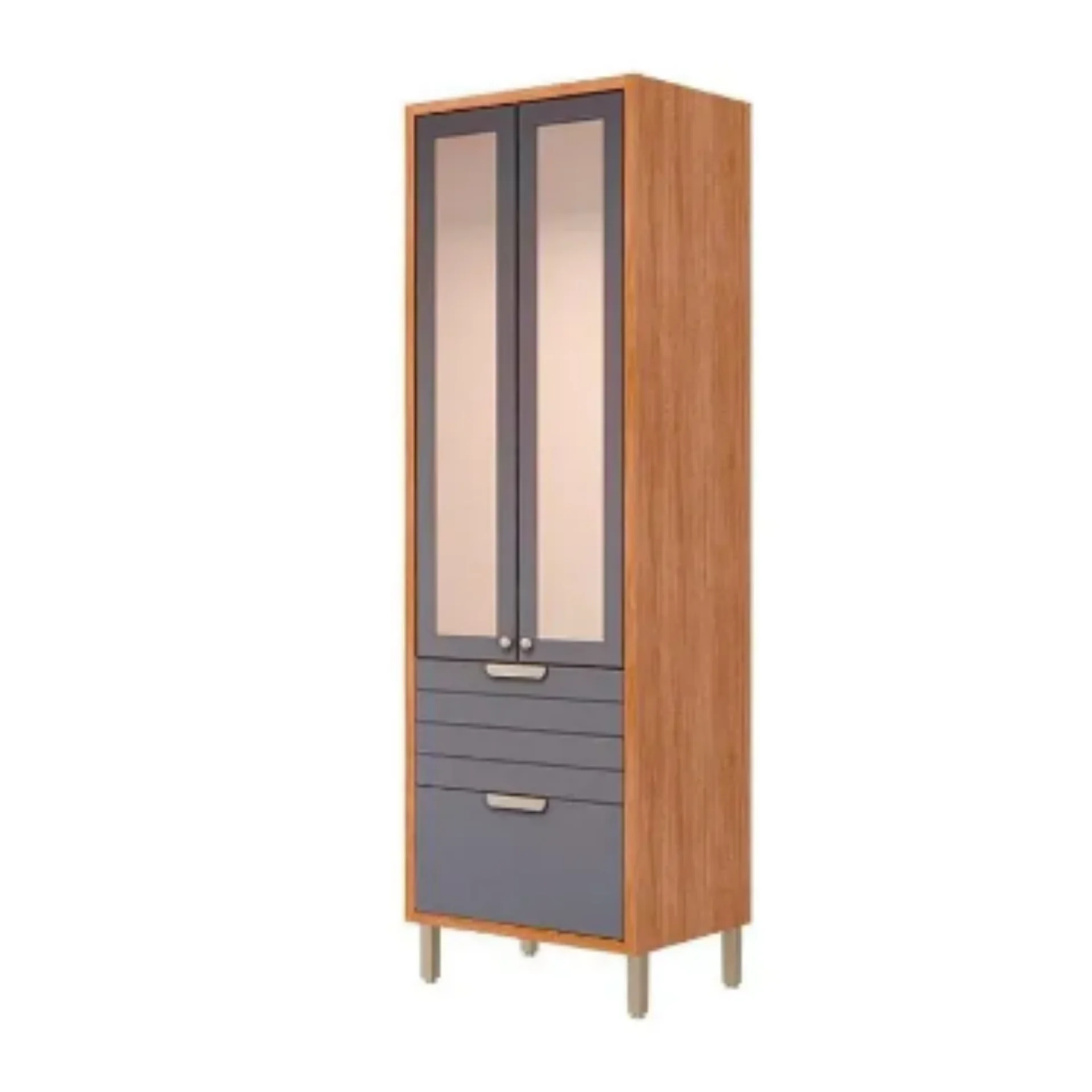 Cristaleira Eloise 70cm 2 portas refeflcta