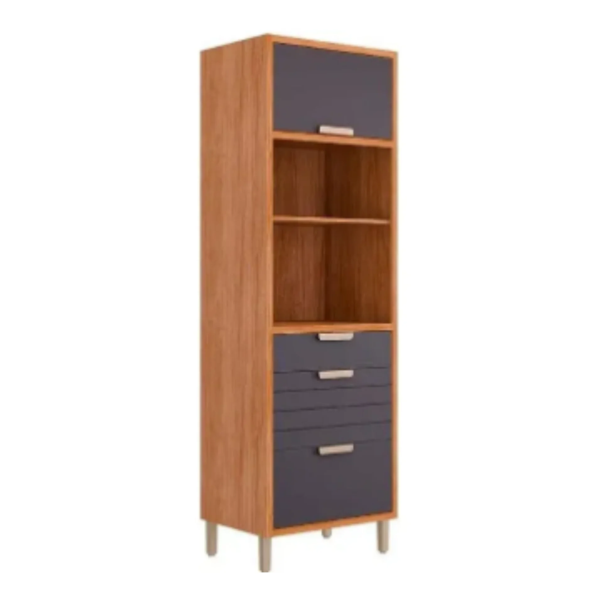 Torre quente 70cm 2 fornos 2 portas basculante