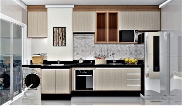 Cozinha Planejada A01 | 100% MDF: Conjunto de 11 Peças