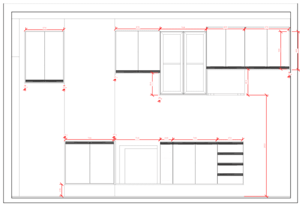 Cozinha Planejada A01 | 100% MDF: Conjunto de 11 Peças - Imagem 6