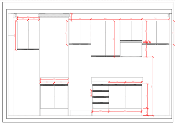 Cozinha Planejada A02 | 100% MDF: Conjunto de 9 Peças - Imagem 4