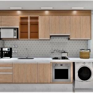 Cozinha Planejada A20 | 100% MDF: Conjunto de 12 Peças - Imagem 2